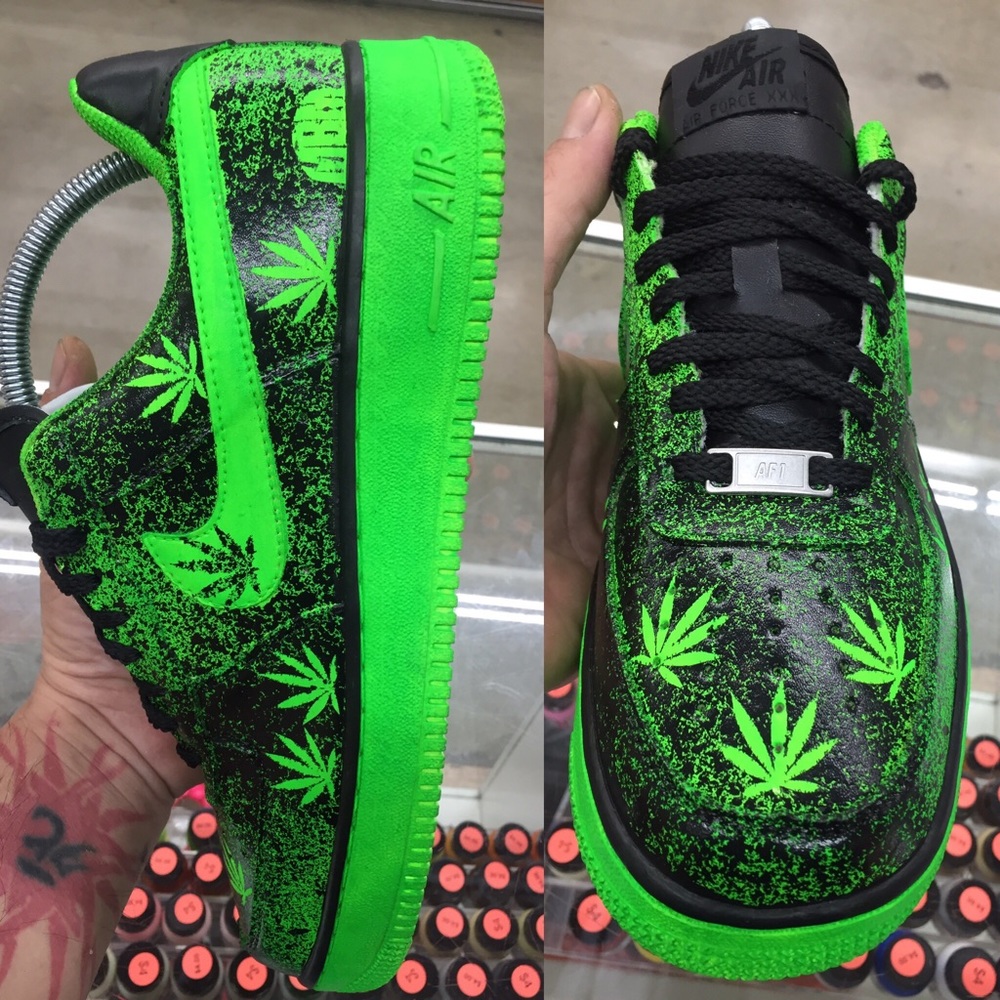 Custom Air Force Ones custom sneakers